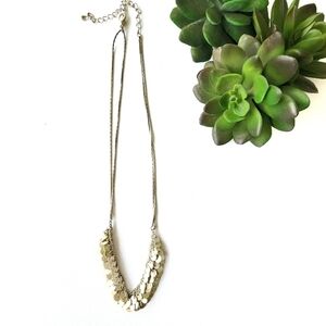 Necklace with Mini Silver Coin Discs